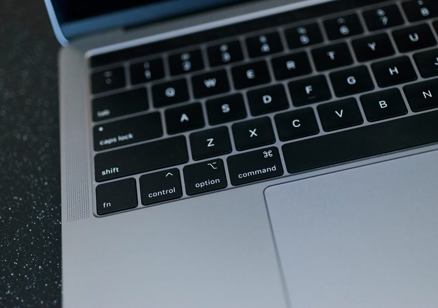 Laptop opened on a service bench ready for repair